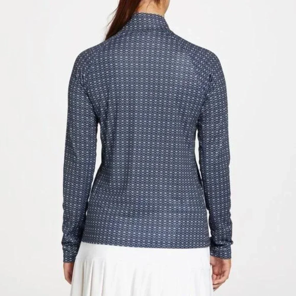 NWT Walter Hagen Women's Printed UV Long Sleeve Golf 1/4 Zip - Picture 3 of 7